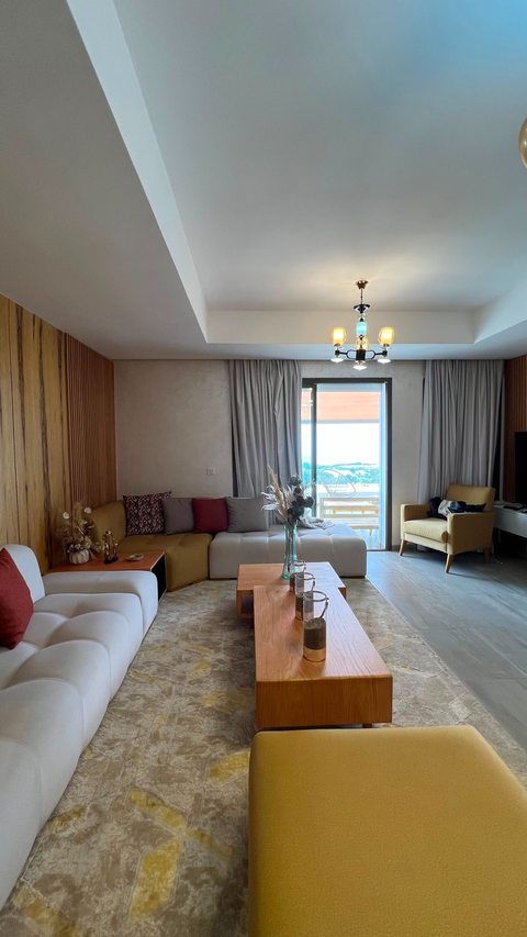 Living room and terrace doorway